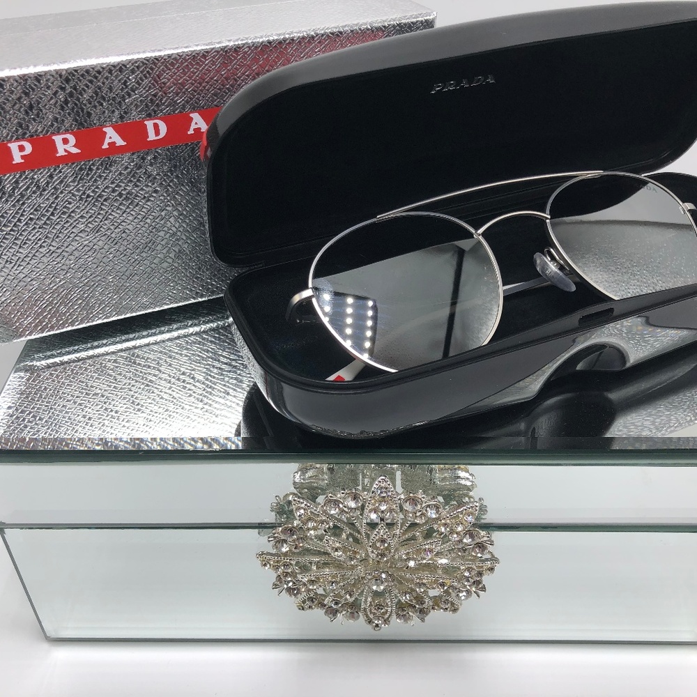 NWT Prada Aviator Sunglasses